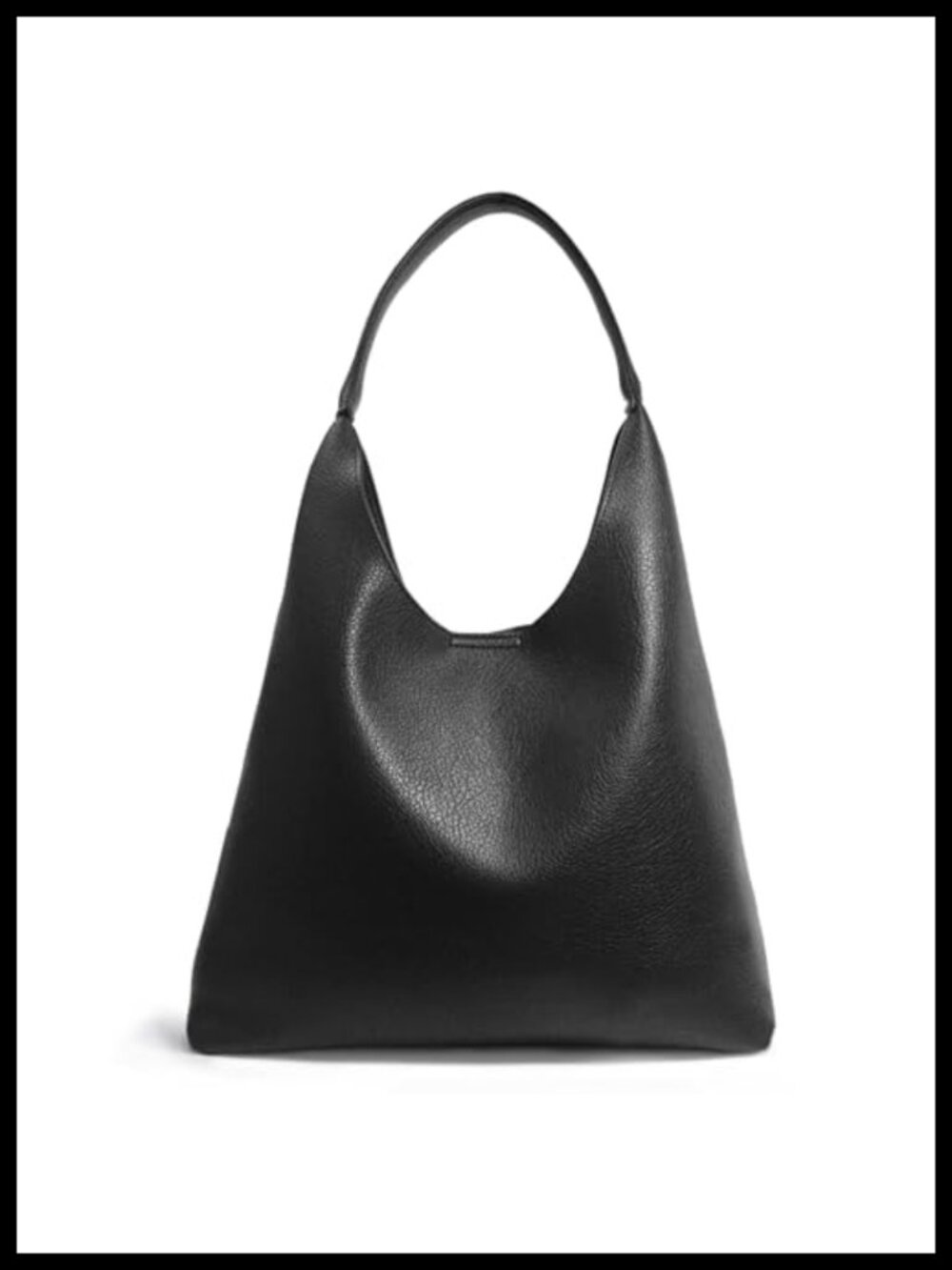 Vegan Leather Hobo Bag Soft Slouchy Shoulder Handbag Tote Purse